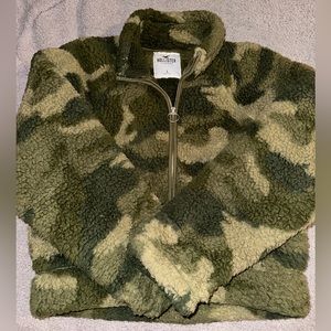 Hollister Sherpa Full Zip Jacket